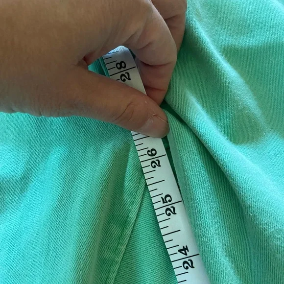🌟 GAP- Super Skinny Ankle Mint Green Jeans- Size 12 - Picture 8 of 10